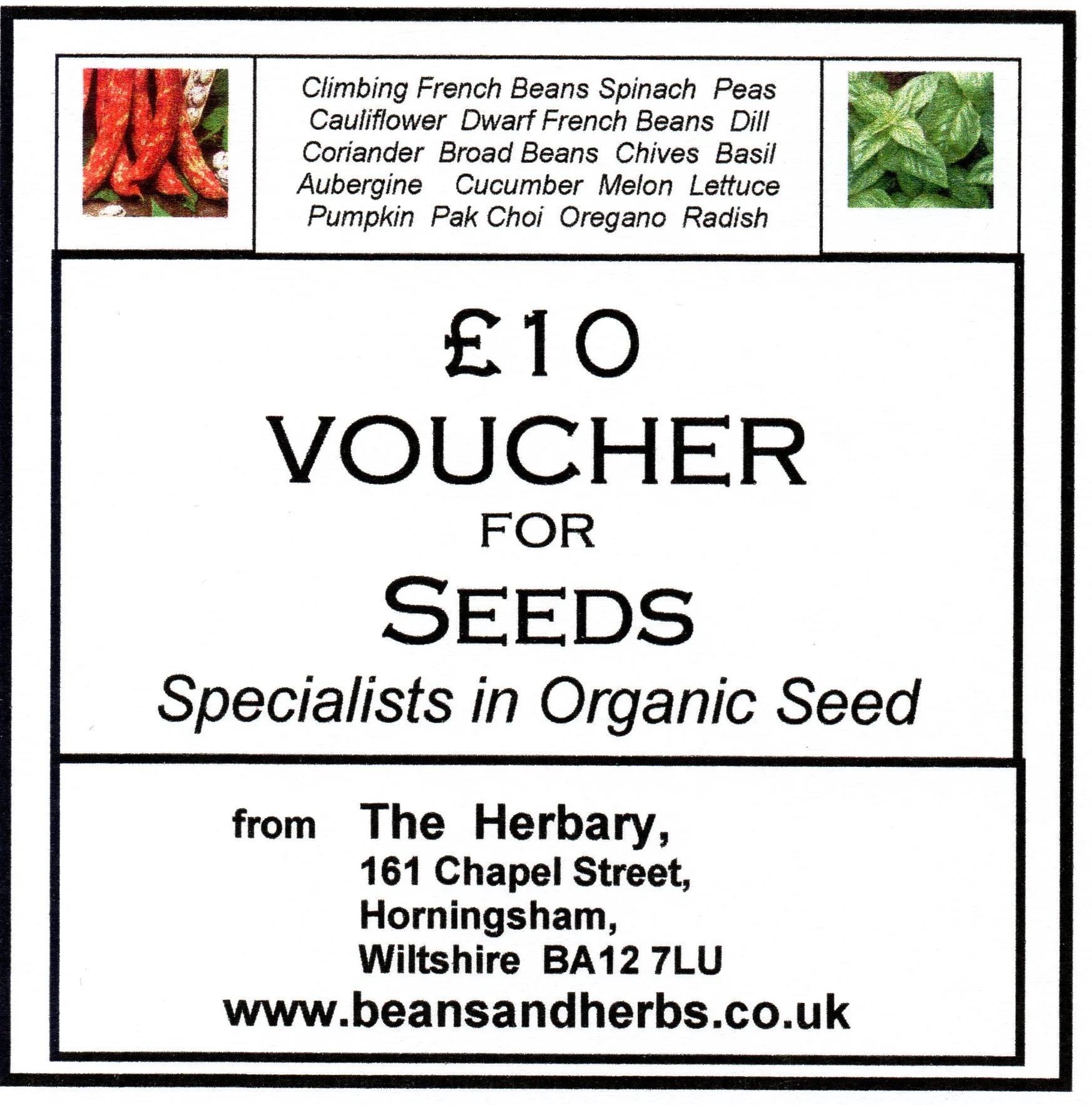 VOUCHER £10